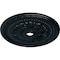 Ekena Millwork Palmetto Ceiling Medallion (Fits Canopies up to 7 5/8"), 31 1/2"OD x 3 5/8"ID x 1 3/4"P, Night Shade CM31PMNSF - alternate 3